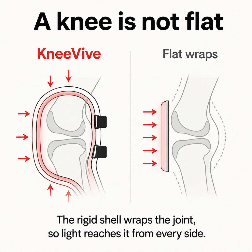 KneeVive Red Light Therapy Massager